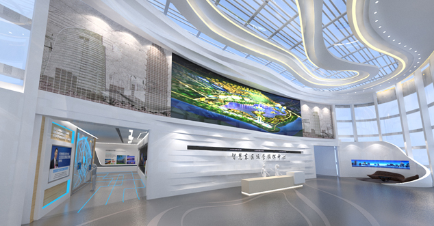 鄭州東區智慧數字城市展廳設計